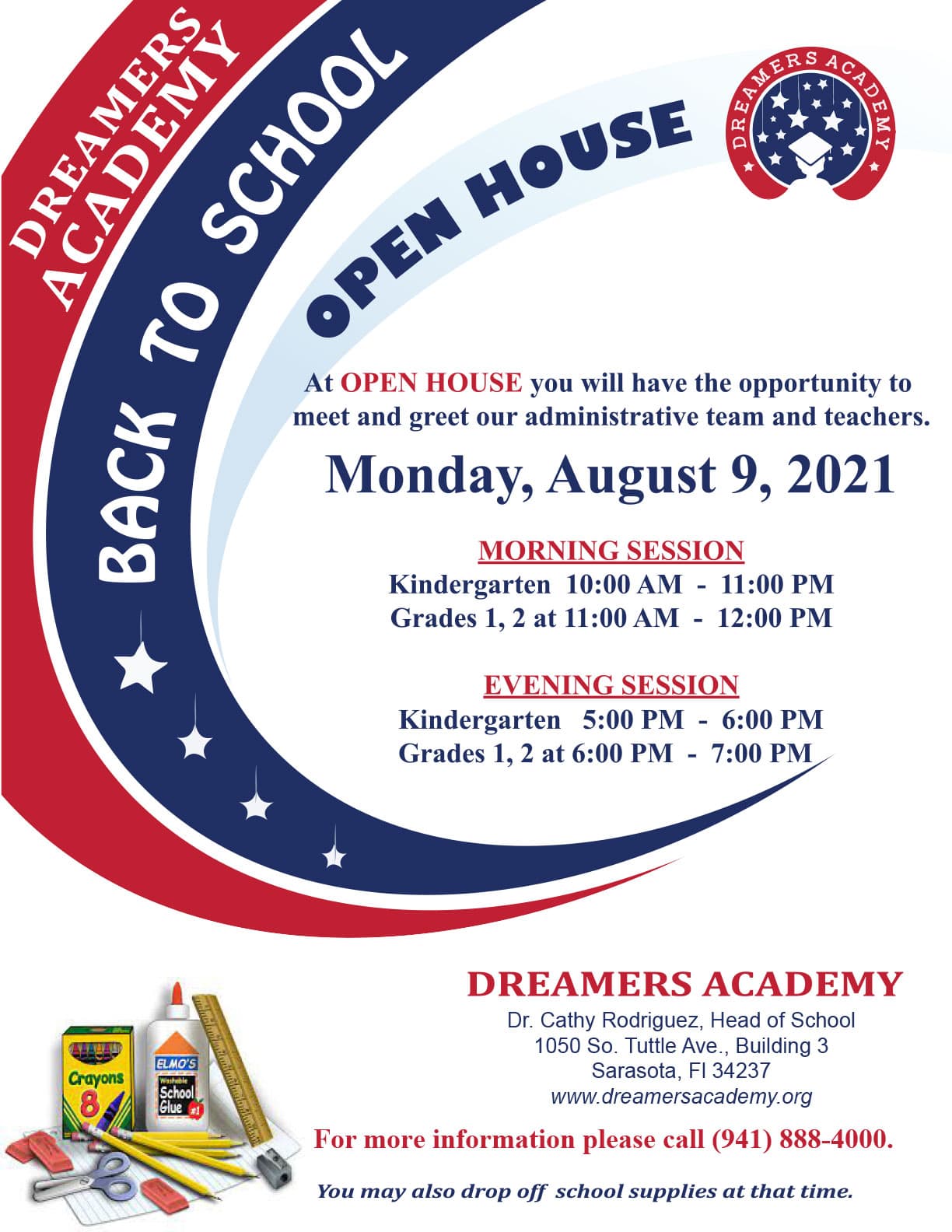 Dreamers Academy Back to school open house