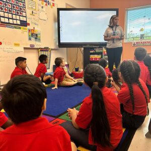 Dreamers Academy Students listening in class